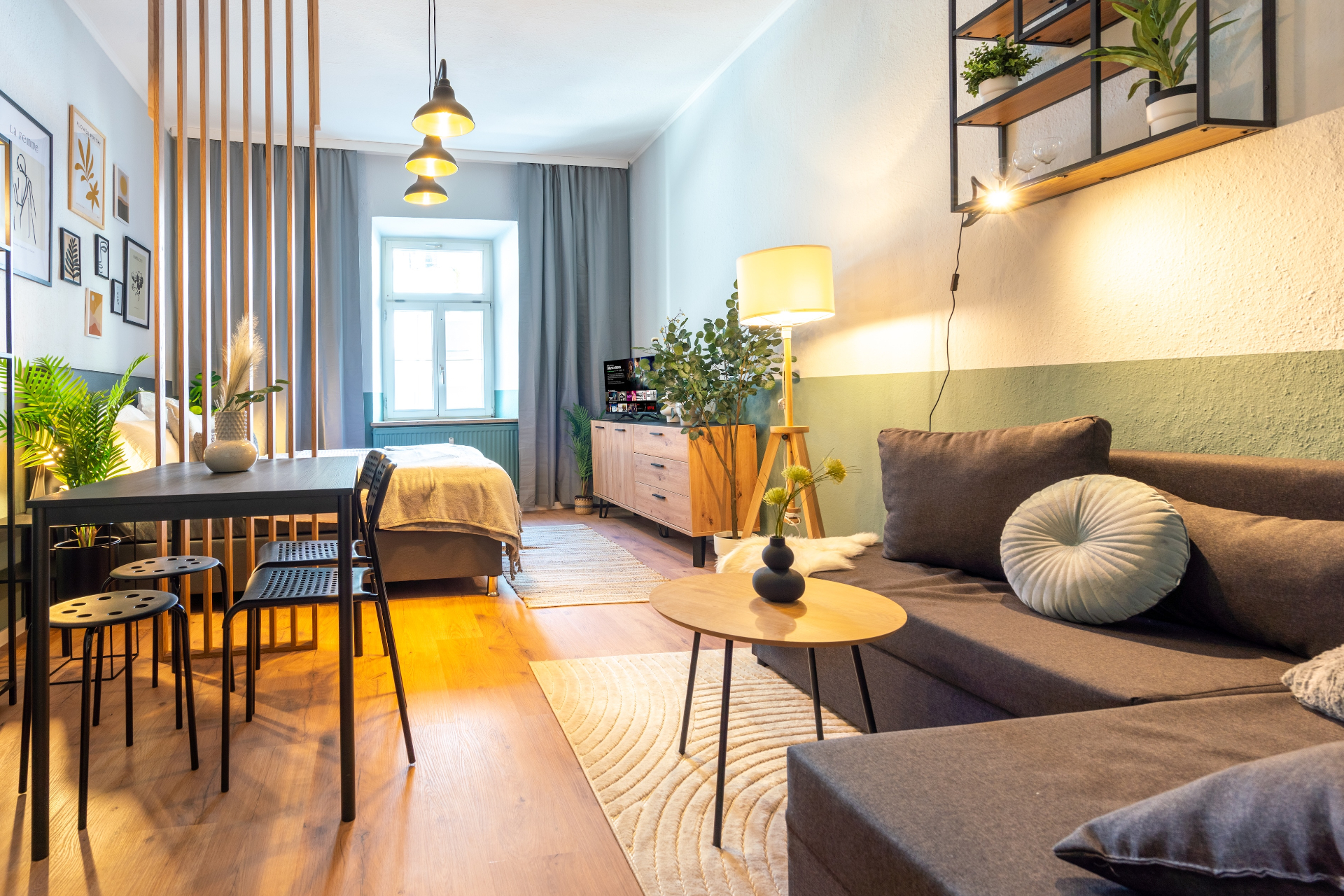Wohnbereich mit Couch, Altstadt